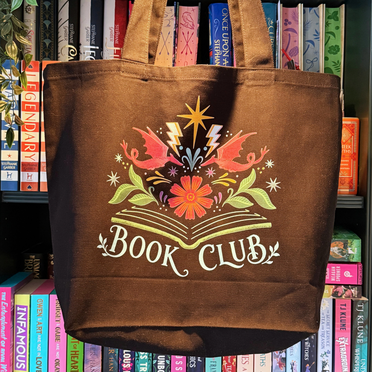 Book Club Shopper Bag - Black