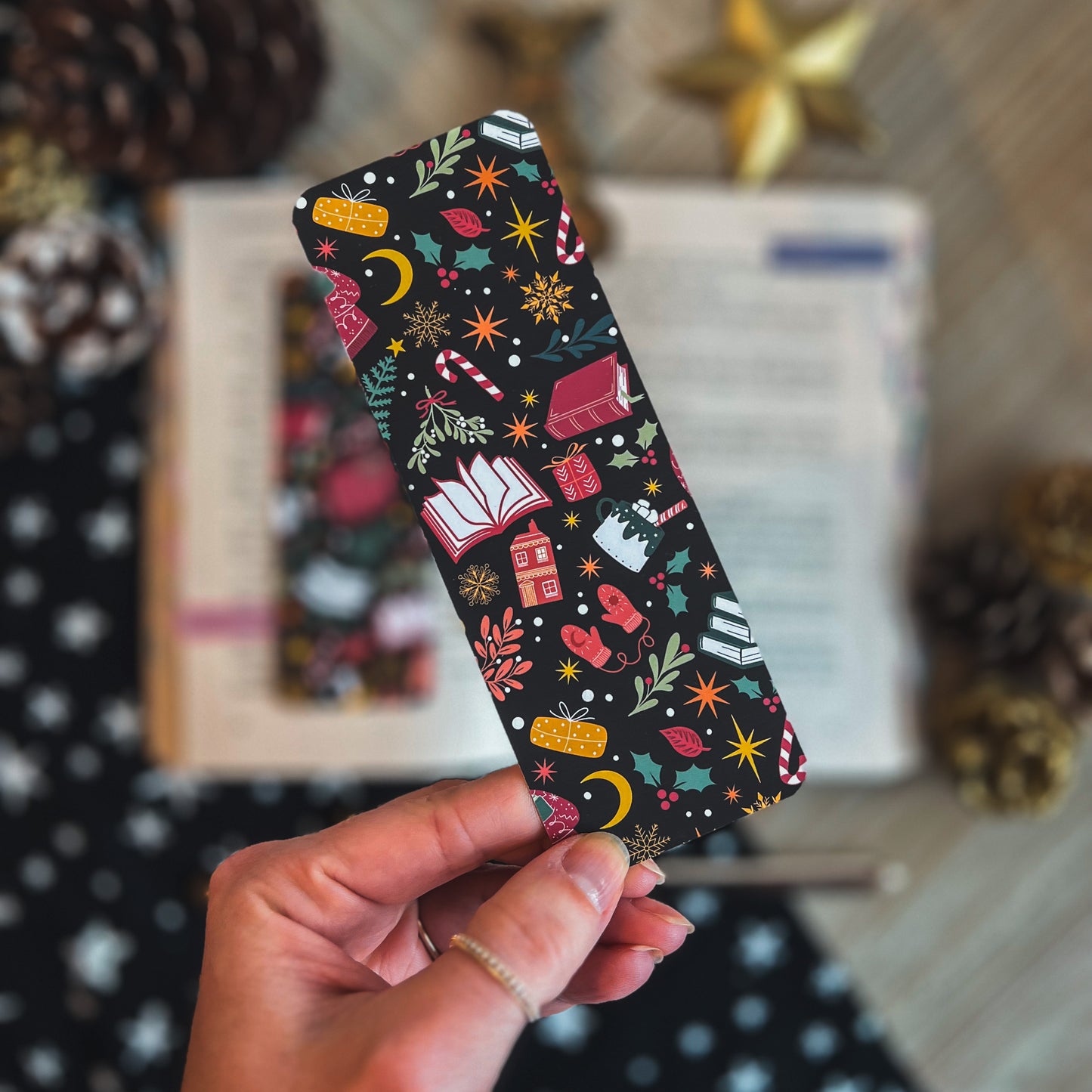 Bookish Christmas Bookmark