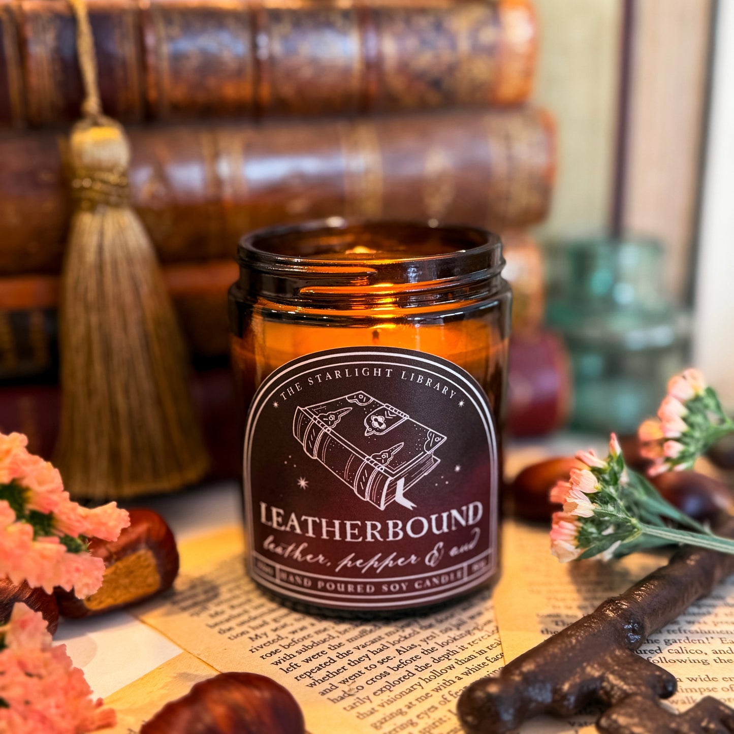 Leatherbound Candle
