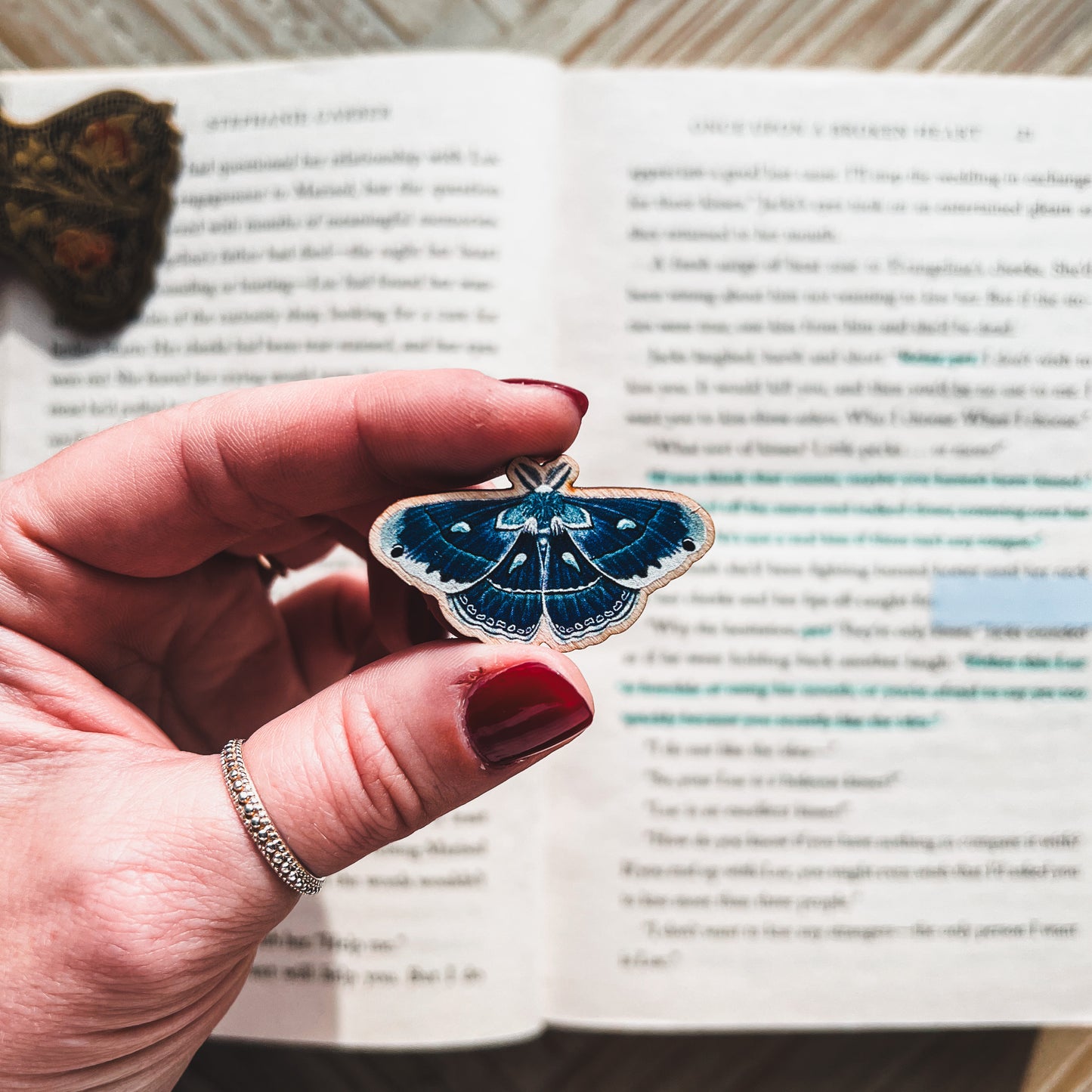 Midnight Moth Pin Badge