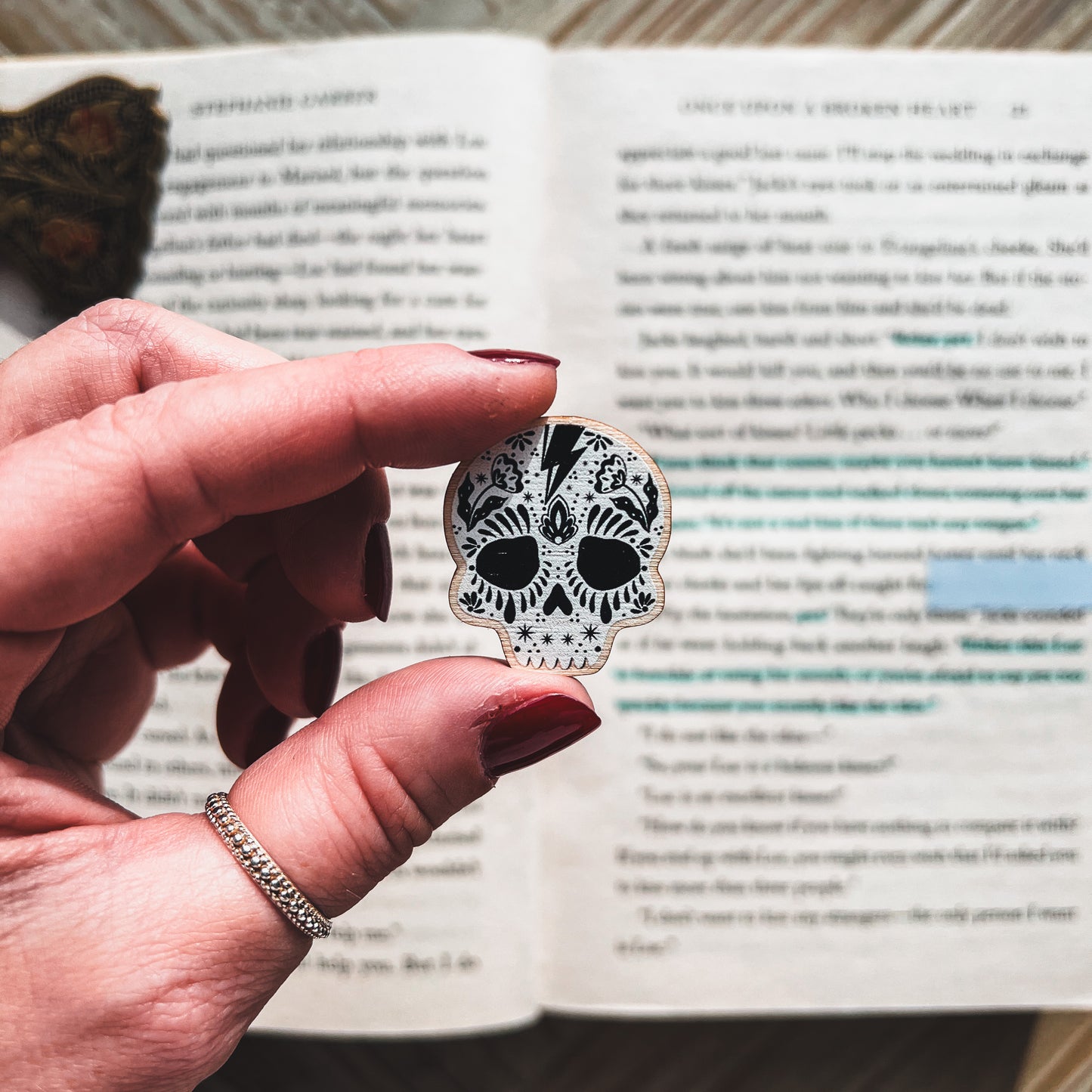 Skully Pin Badge