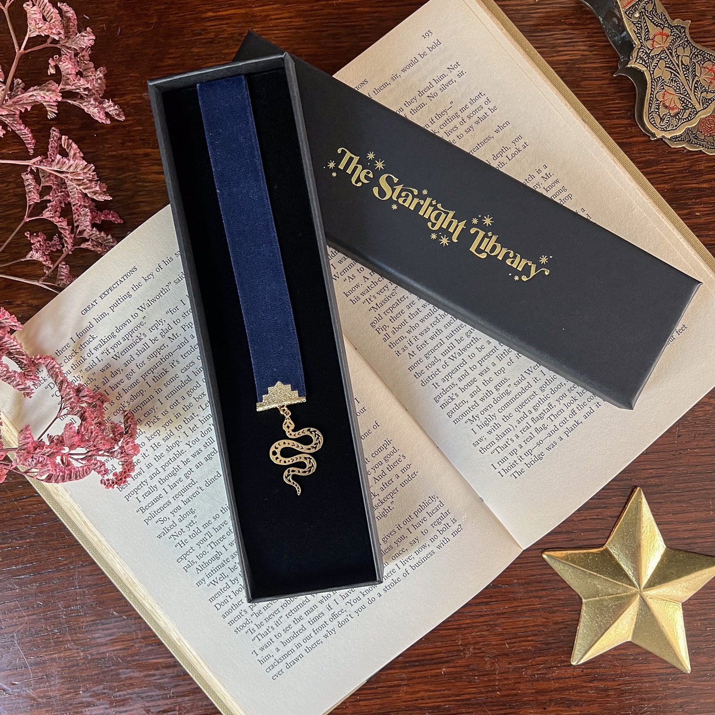 Snake Ribbon Bookmark