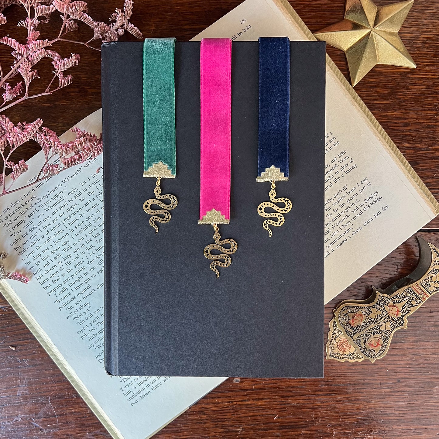Snake Ribbon Bookmark