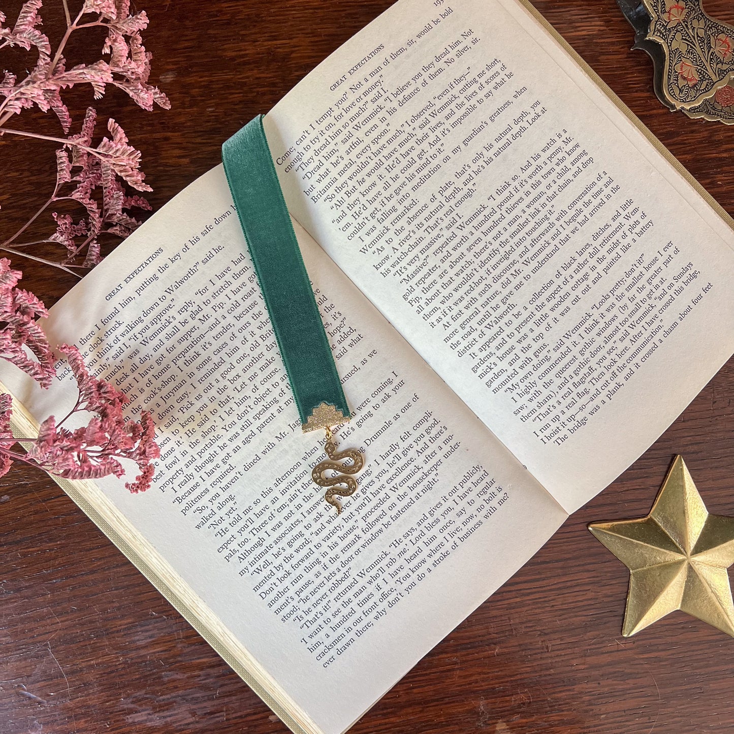 Snake Ribbon Bookmark