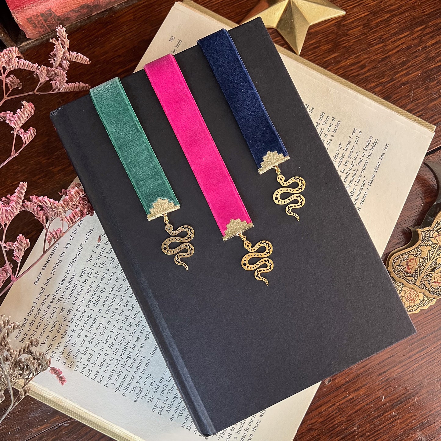 Snake Ribbon Bookmark
