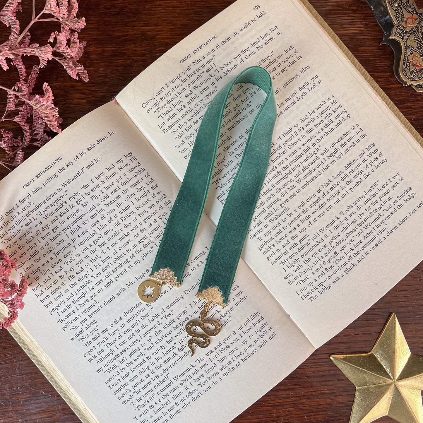 Snake Ribbon Bookmark