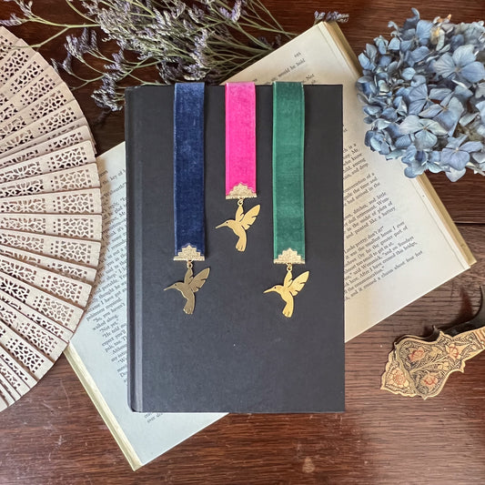 Hummingbird Ribbon Bookmark