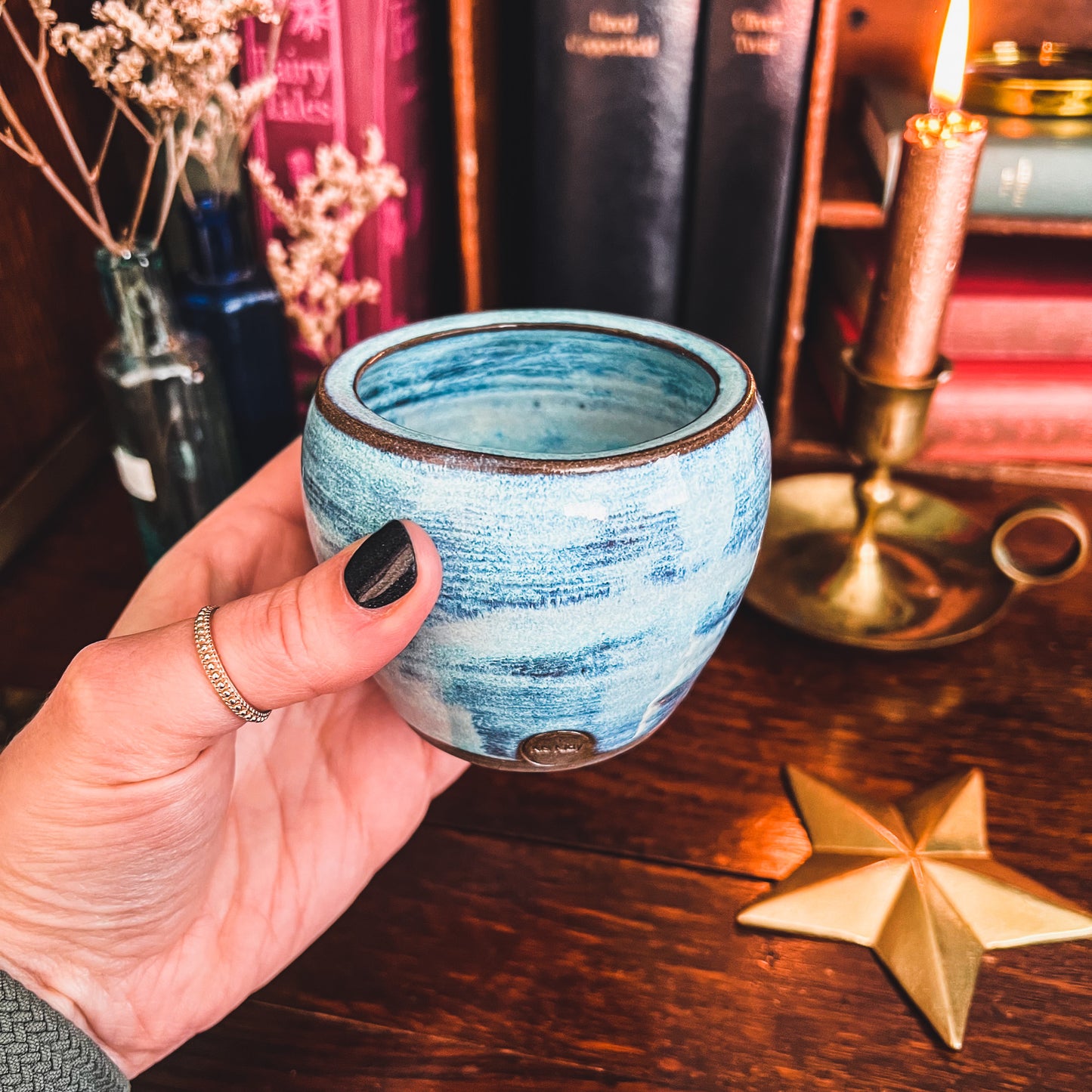 Matchstick Pot - Ice Blue