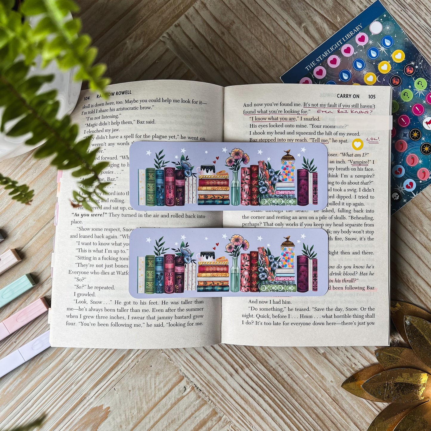 Bookshelf Bookmark