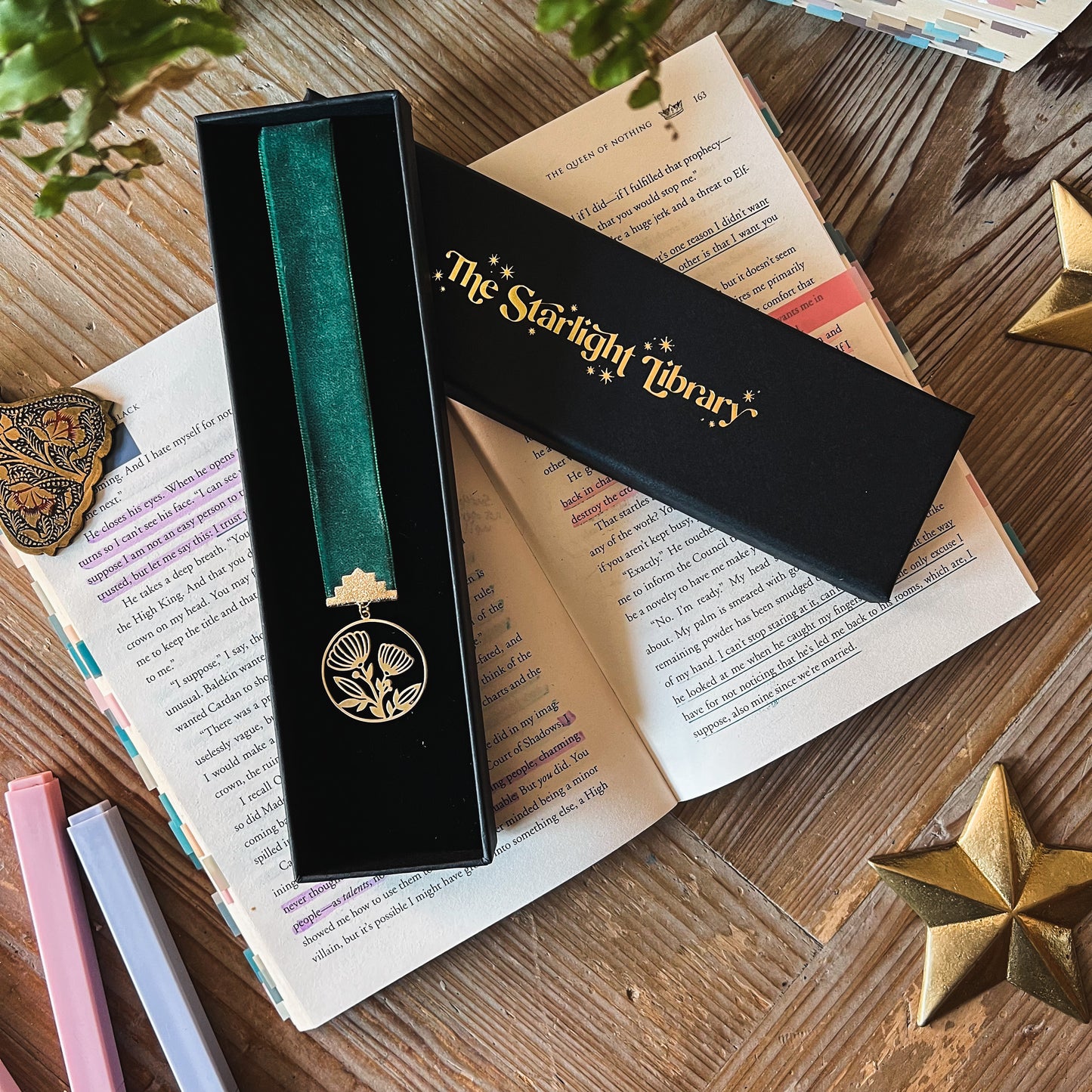 Botanical Ribbon Bookmark