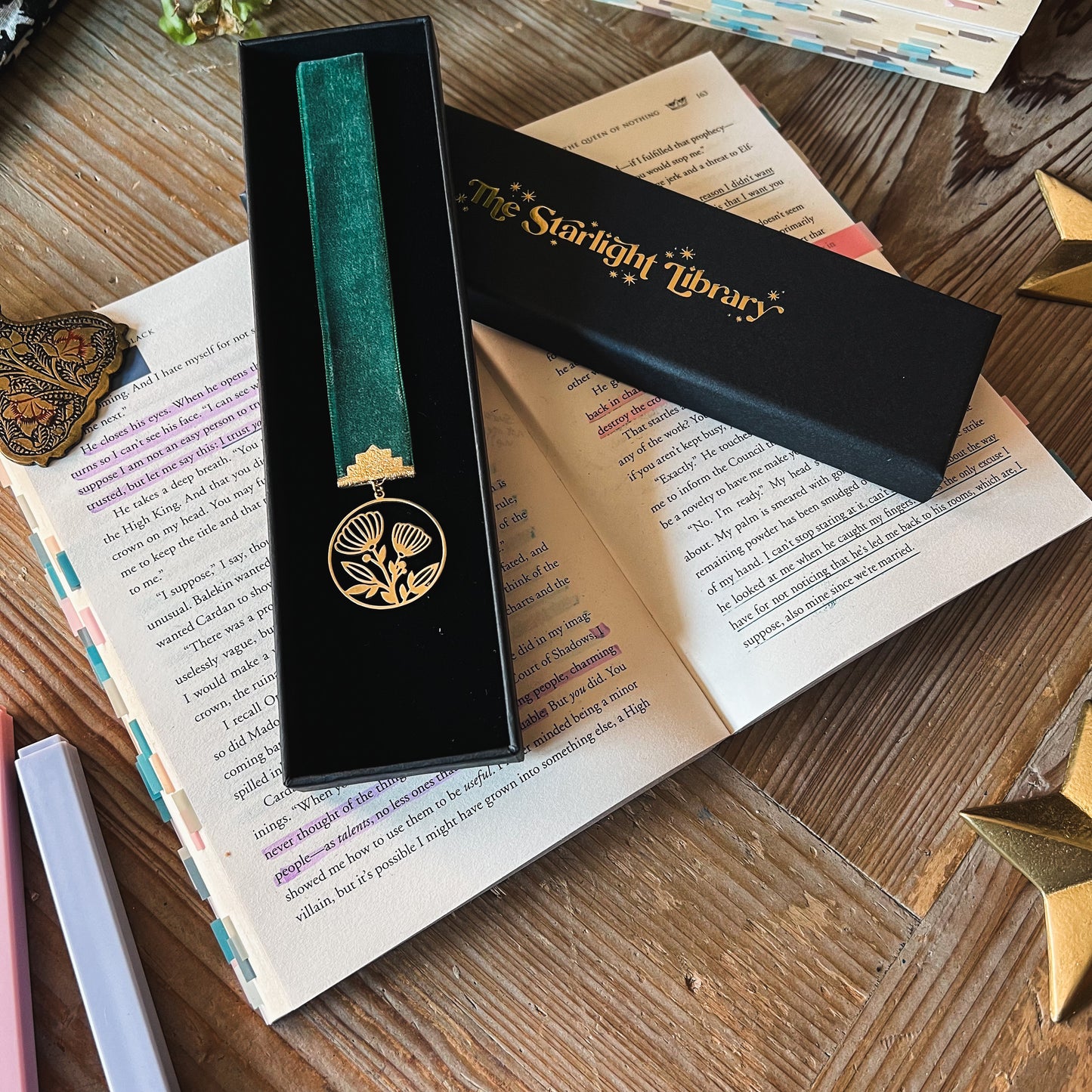 Botanical Ribbon Bookmark