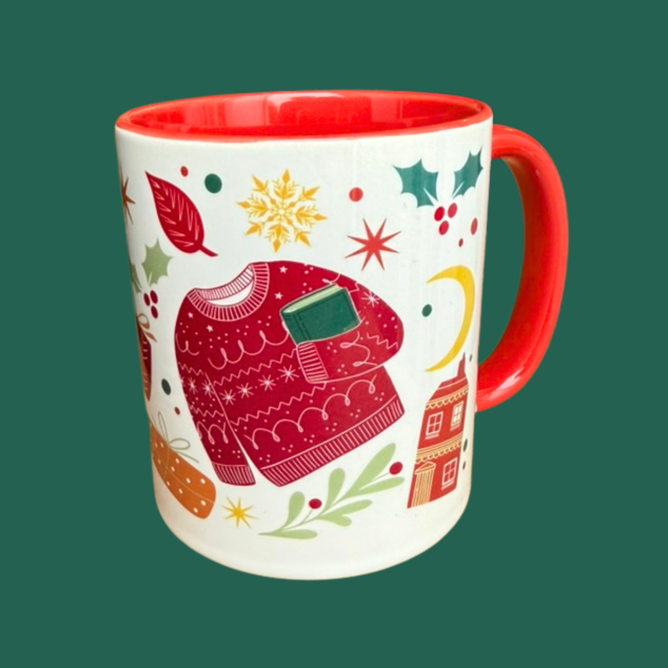 Bookish Christmas Mug