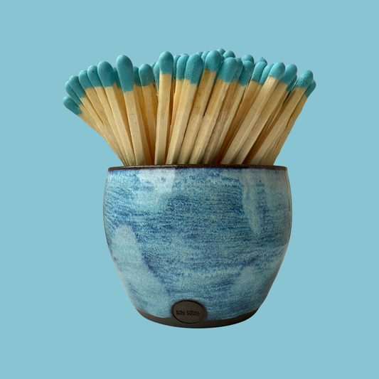 Matchstick Pot - Ice Blue