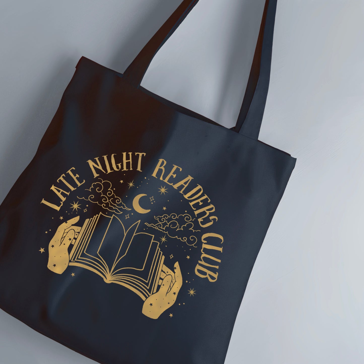Late Night Readers Club Tote Bag