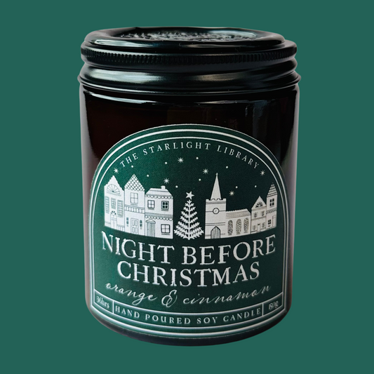 Night Before Christmas Candle
