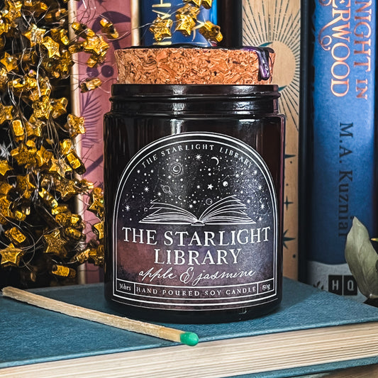 The Starlight Library Candle. Apple & Jasmine