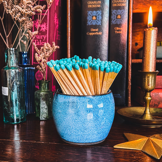 Matchstick Pot - Denim Blue