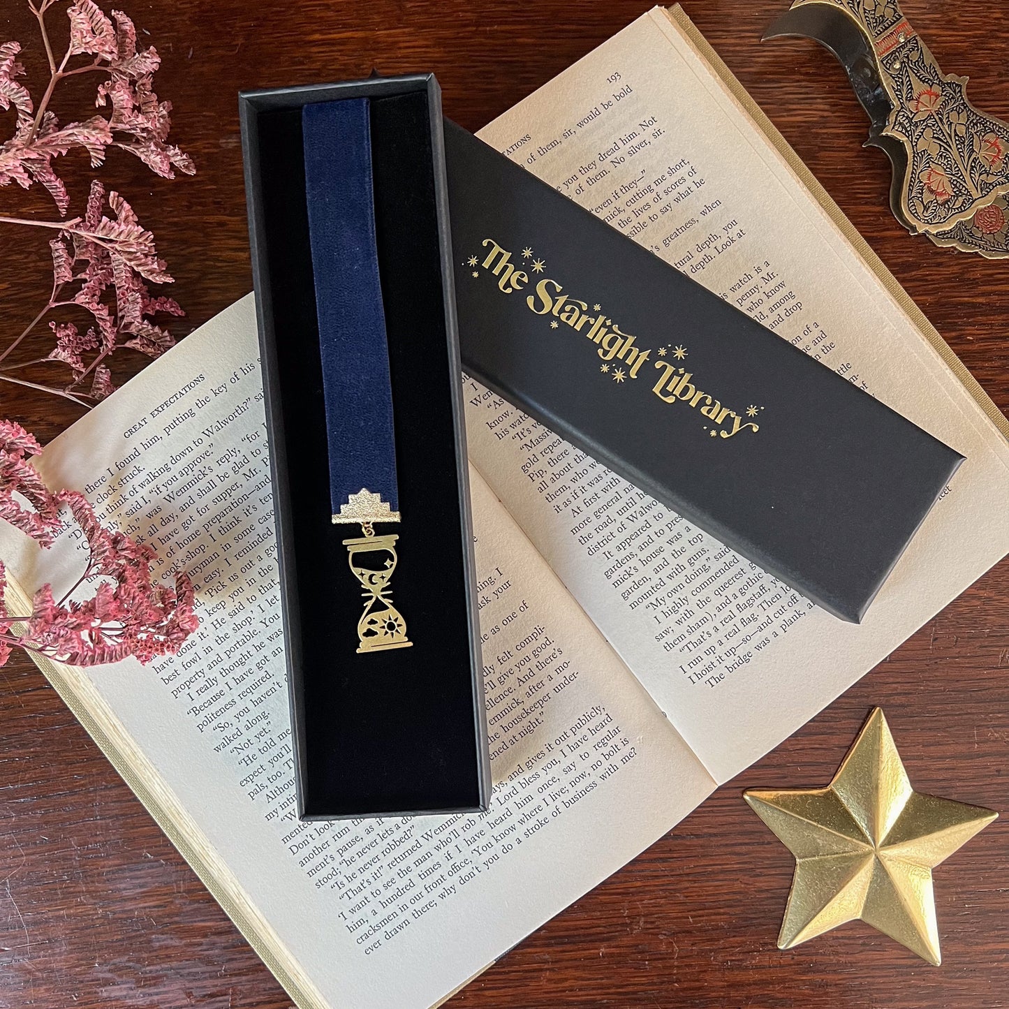 Hourglass Ribbon Bookmark