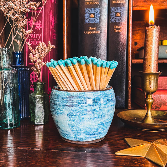 Matchstick Pot - Ice Blue